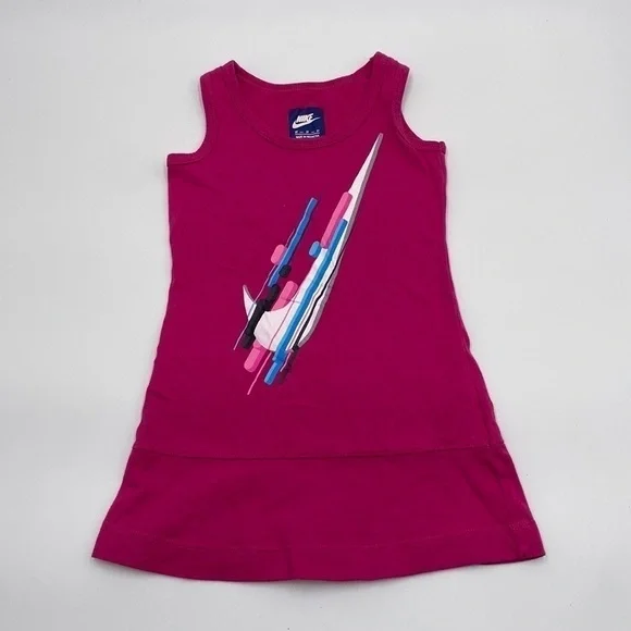 Hot Pink Nike dress 3T - Picture 1 of 4
